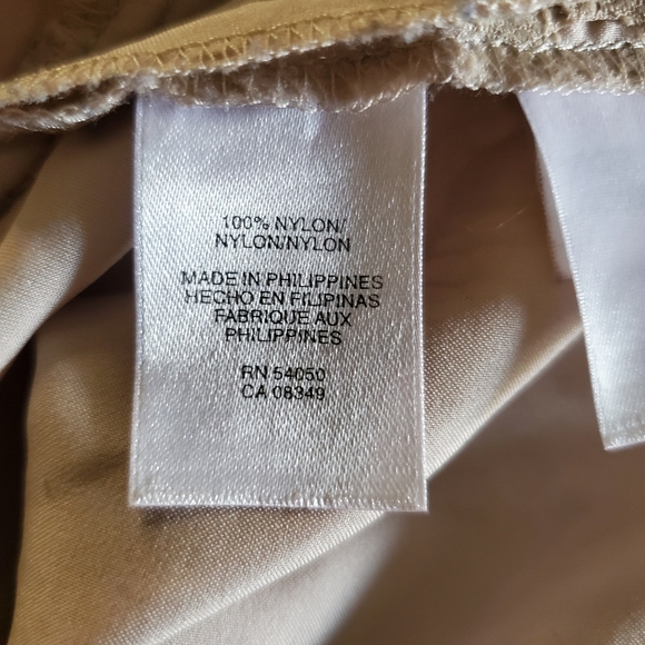 Nine West Size 6 Cream Dress 3/4 Sleeves. - Picture 11 of 13